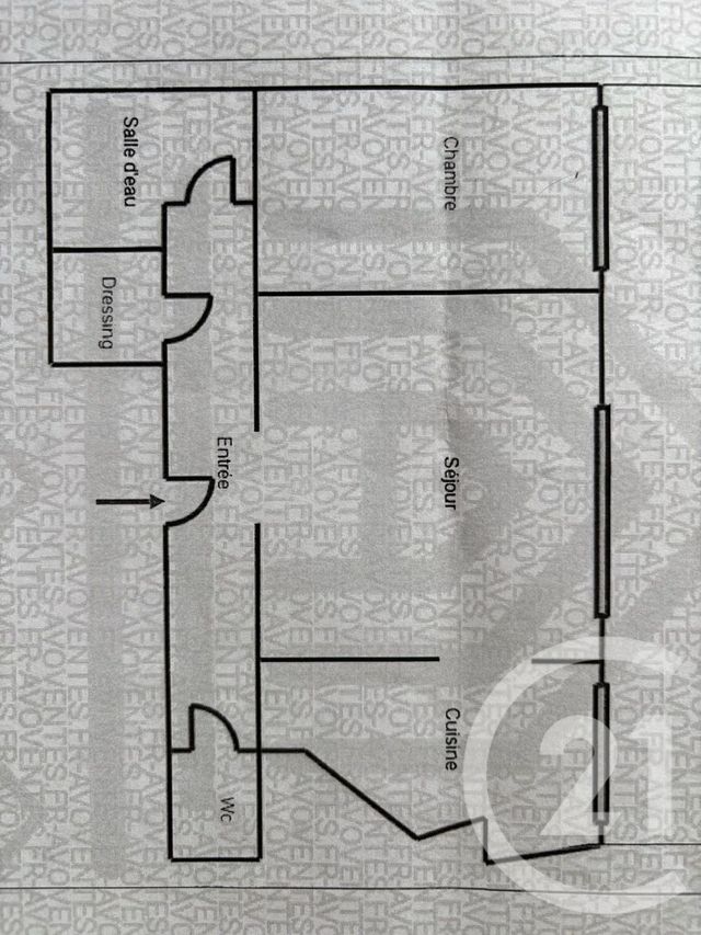 Appartement F2 à vendre - 2 pièces - 48.67 m2 - LE CANNET - 06 - PROVENCE-ALPES-COTE-D-AZUR - Century 21 Les Clés Du Sud